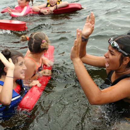 Swimming in Kippewa Lake