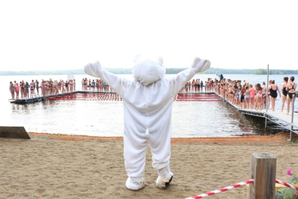 Polar Bear swim at Camp Kippewa