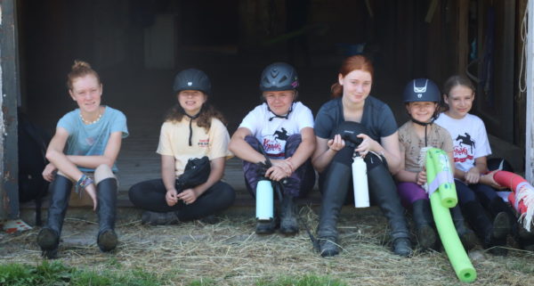 Horseback riding campers in Maine who love all things equestrian