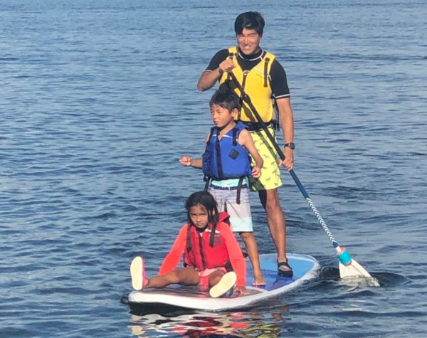 Family Camp Paddle boarding water sports
